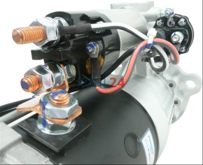 Anlasser Mercedes-Benz MTU 0041510001 X52417200004 X52417200011 Prestolite MS7-506 MS7-506A MS7-510 MS7-510A M128R3603SE M128R3803SE 24 Volt 12,0 KW Getriebeversion Original Prestolite nur für Einzelstartanwendung